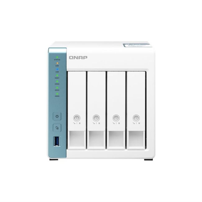QNAP TS-431P3-4G NAS-Server 4 Schächte 12TB SATA 6GB/s HDD 3TB x 4 RAM 4GB