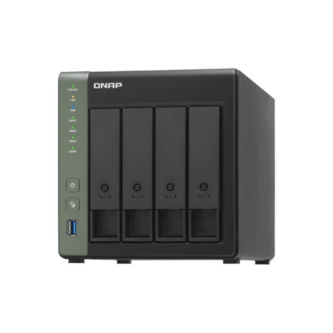 QNAP TS-431X3 NAS-Server 4 Schächte 32TB SATA 6GB/s HDD RAM 4GB