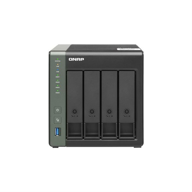 QNAP TS-431X3 NAS-Server 4 Schächte 32TB SATA 6GB/s HDD RAM 4GB