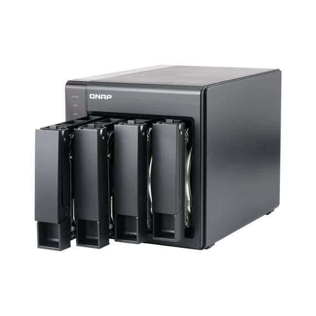QNAP TS-451+ NAS-Server 4 Schächte 16TB SATA 6GB/s HDD 4TB x 4 RAM 2GB