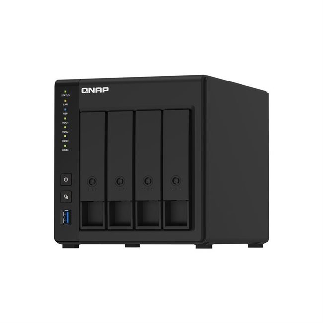 QNAP TS-451D2 NAS-Server 4 Schächte 12TB SATA 6GB/s HDD 3TB x 4 RAM 4GB