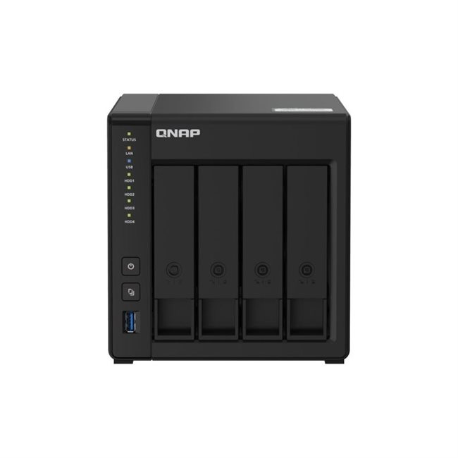 QNAP TS-451D2 NAS-Server 4 Schächte 8TB SATA 6GB/s HDD 2TB x 4 RAM 4GB