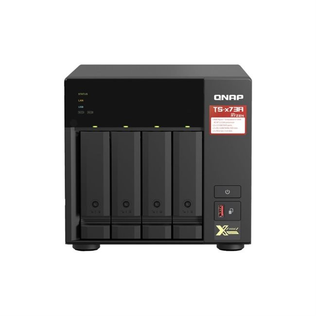 QNAP TS-473A NAS-Server 4 Schächte 12TB SATA 6GB/s HDD 3TB x 4 RAM 8GB