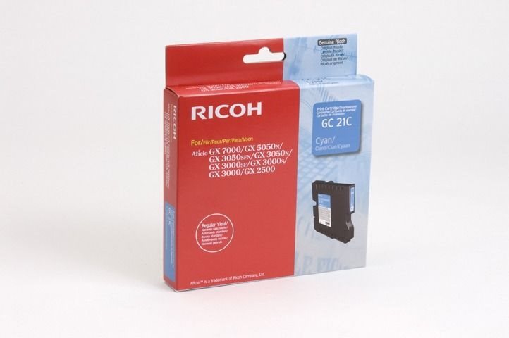 Ricoh Gel-Kartusche cyan für GX2500, 405533 Ricoh Gel-Kartusche cyan für GX2500, 405533