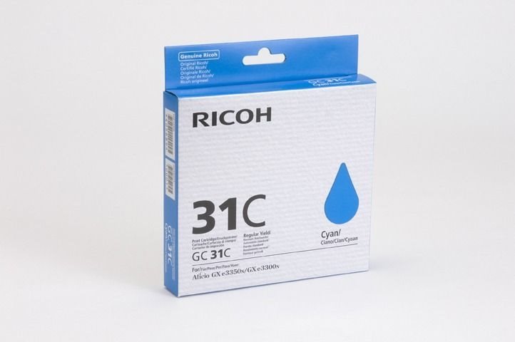 Ricoh Gel-Kartusche cyan für GXe2600, 405689 Ricoh Gel-Kartusche cyan für GXe2600, 405689