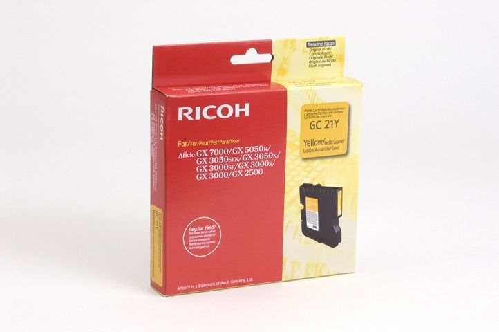 Ricoh Gel-Kartusche gelb für GX2500, 405535 Ricoh Gel-Kartusche gelb für GX2500, 405535