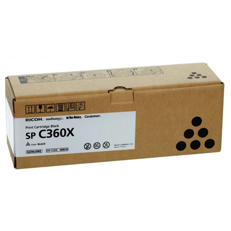 Ricoh Original HC Toner schwarz - 408250 Ricoh Original HC Toner schwarz - 408250