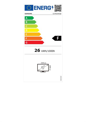 Samsung C27RG54FQR, Curved - 68,6 cm (27 Zoll) - 1920 x 1080 Full HD