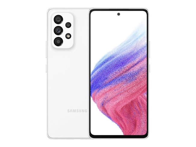 Samsung Galaxy A53 8GB 256GB weiß 16,4cm 6,5Zoll 5G Dual-SIM microSD slot