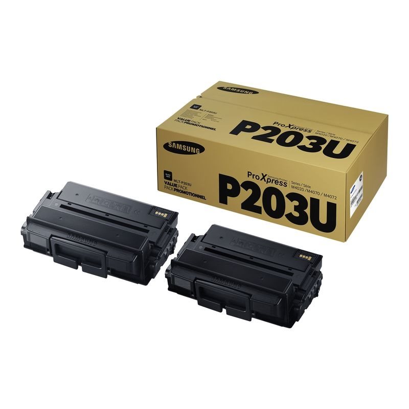 Samsung Original 2 Pack Ultra HC Toner schwarz MLT-P203U - SV123A Samsung Original 2 Pack Ultra HC Toner schwarz MLT-P203U - SV123A