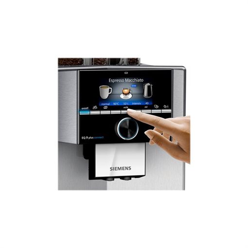 Siemens EQ,9 plus connect s700 TI9575X7DE 19 bar Silber