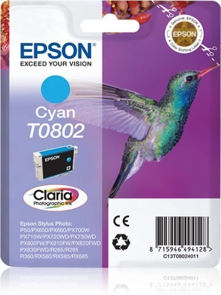 T0802 - cyan - Original - Blisterverpackung - Tint