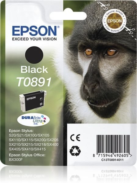 T0891 - schwarz - Original - Blisterverpackung - T