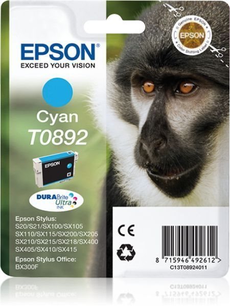 T0892 - cyan - Original - Blisterverpackung - Tint