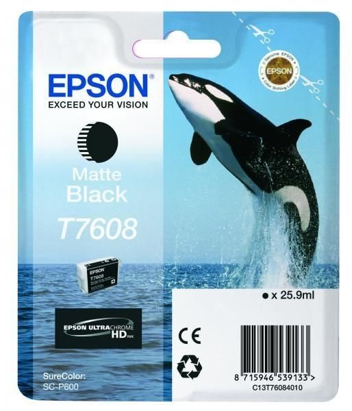 T7608 - Mattschwarz - Original - Blisterverpackung T7608 - Mattschwarz - Original - Blisterverpackung