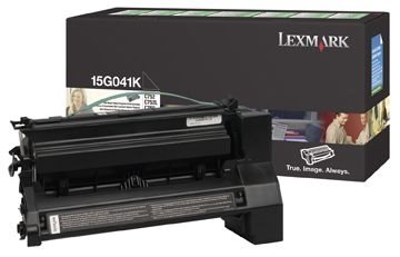 Toner schwarz für Lexmark Optra C752 - 15G041K Toner schwarz für Lexmark Optra C752 - 15G041K