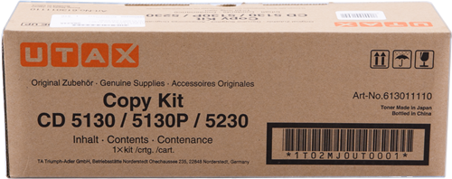 Utax Original - Toner schwarz - 613011110 Utax Original - Toner schwarz - 613011110