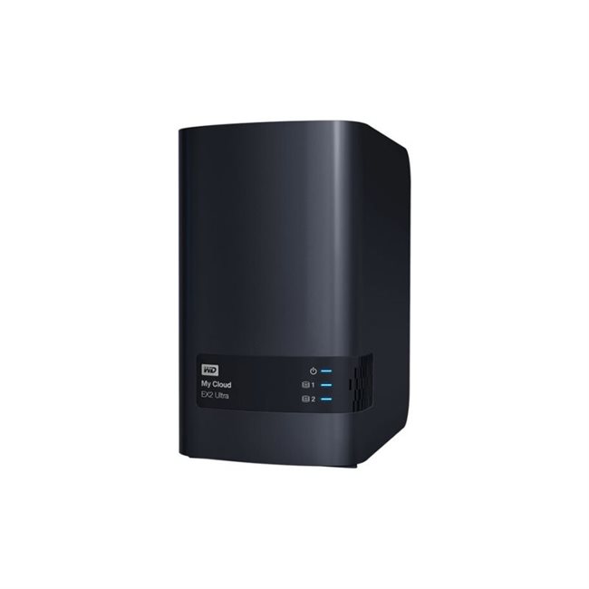 WD My Cloud EX2 Ultra WDBVBZ0060JCH 2 Schächte 6TB HDD 3TB x 2 RAID 0, 1