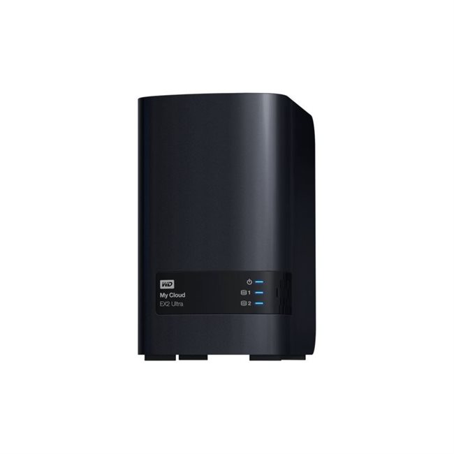 WD My Cloud EX2 Ultra WDBVBZ0060JCH 2 Schächte 6TB HDD 3TB x 2 RAID 0, 1