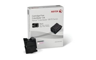 Xerox ColorStix schwarz 6er Pack für CQ8870 Xerox ColorStix schwarz 6er Pack für CQ8870