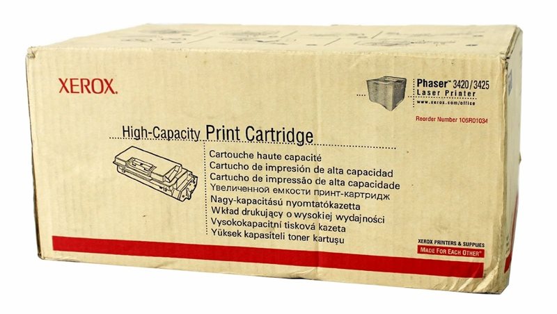 Xerox Toner schwarz für 3420, 106R01034 Xerox Toner schwarz für 3420, 106R01034