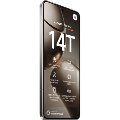 Xiaomi 14T Pro MZB0HHFEU 12GB RAM 512GB Titan Gray 16,9cm 6,67Zoll 5G Xiaomi 14T Pro MZB0HHFEU 12GB RAM 512GB Titan Gray 16,9cm 6,67Zoll 5G
