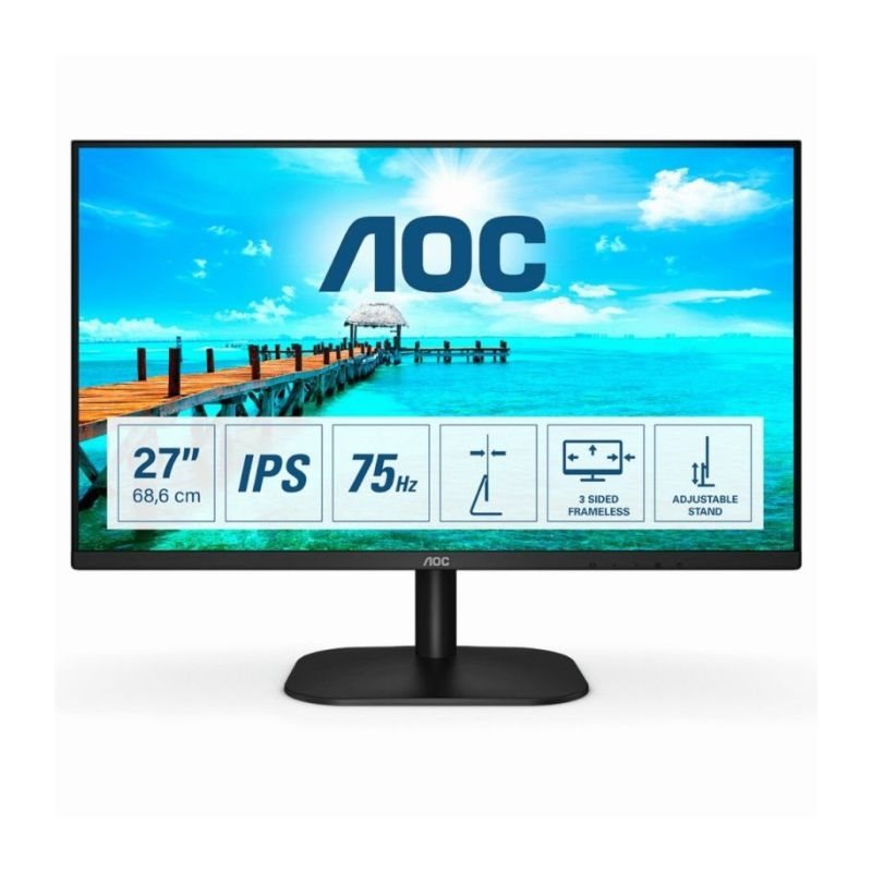 AOC 27B2H, 68,6 cm (27 Zoll), 1920 x 1080 Pixel, Full HD, LED, 7 ms