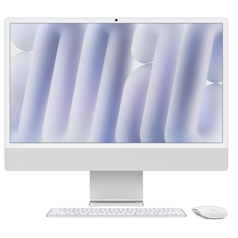 Apple iMac M4 256GB SSD 16GB Apple M4 8-core macOS AiO Silber