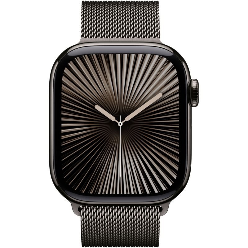 Apple Watch Series 10 Schiefertitan Band: Schiefer Größe S/M 64GB 46mm 4G