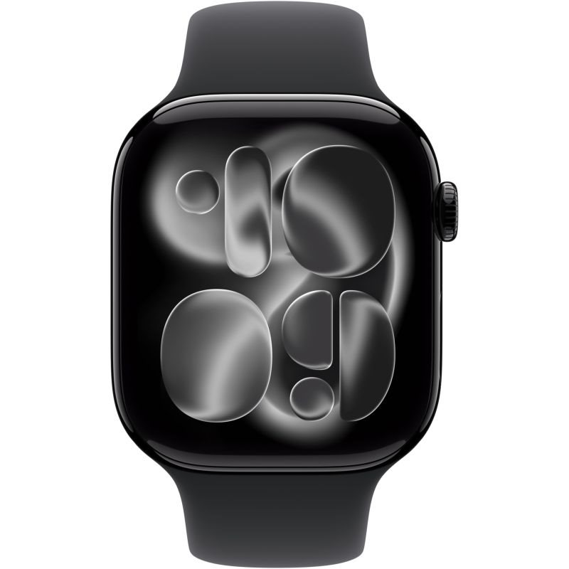 Apple Watch Series 11 Jet Black Alu Band:Schwarz Gr, M/L 64GB 46mm GPS