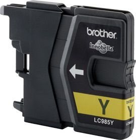 Brother Tinte gelb für DCP-J125, LC-985Y