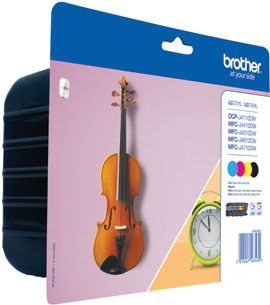 Brother Tintenset LC-125XL/-127XL schwarz+farbig