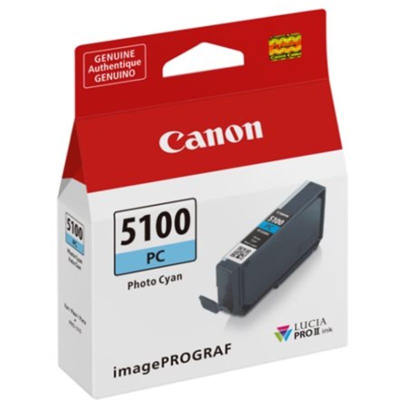 Canon original ink photo cyan PFI-5100 PC - 6956C001