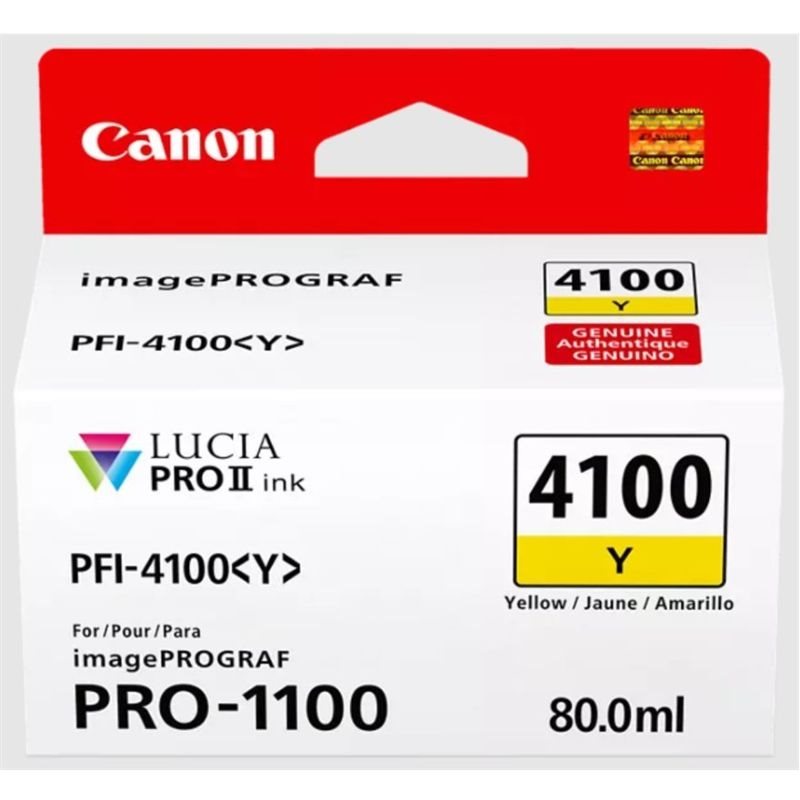 Canon original ink yellow PFI-4100 Y - 6780C001