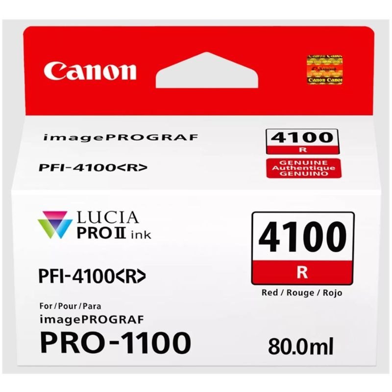 Canon Original Tinte rot PFI-4100 R - 6785C001