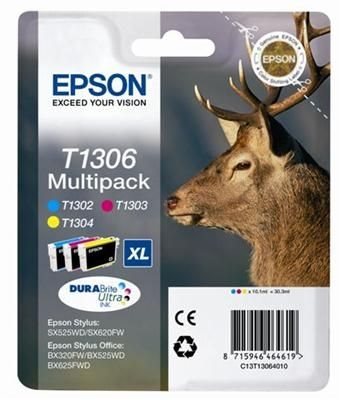 Epson Multipack 3farbig XL für SX525WD, T13064010