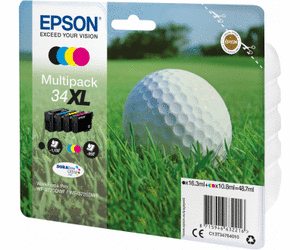 Epson Original - 4 x pack ink 34XL B/C/M/Y