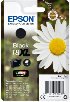 Epson Original Tinte 18XL schwarz - C13T18114012