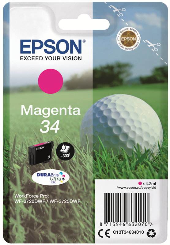 Epson Original - ink 34 magenta - C13T34634010
