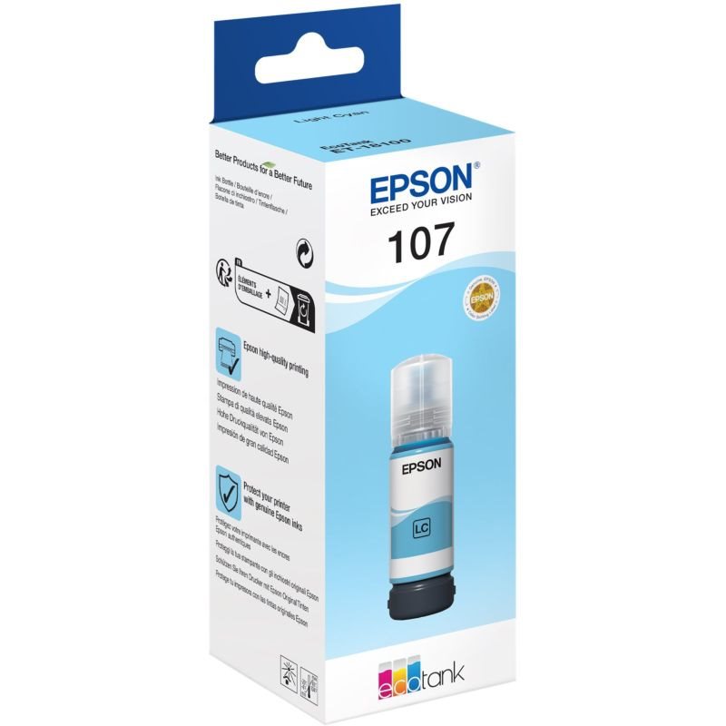 Epson original ink light cyan 107 - C13T09B540