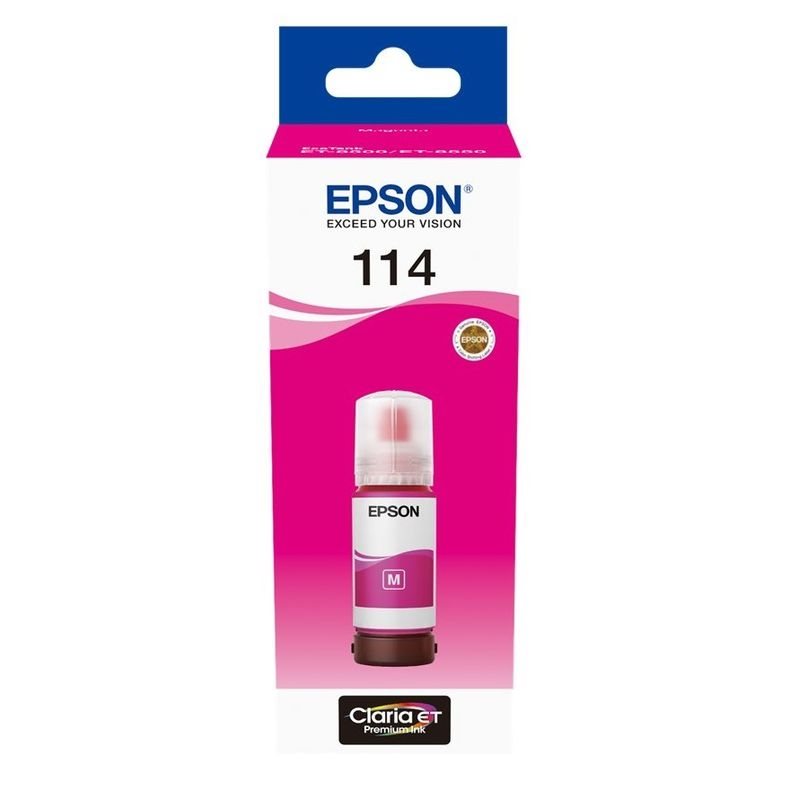 Epson original ink magenta EcoTank 114 - C13T07B340