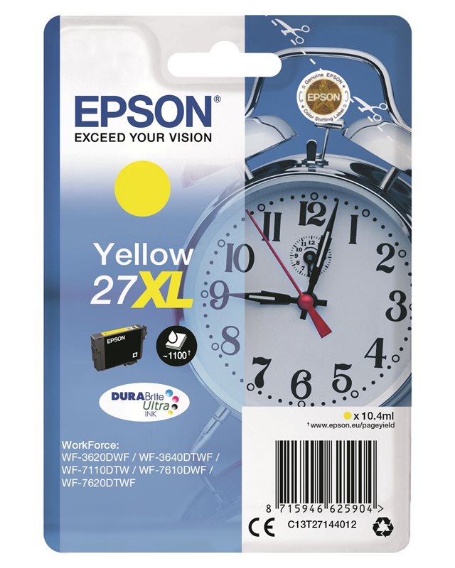 Epson Original - Tinte XL gelb - 27 DURABrite