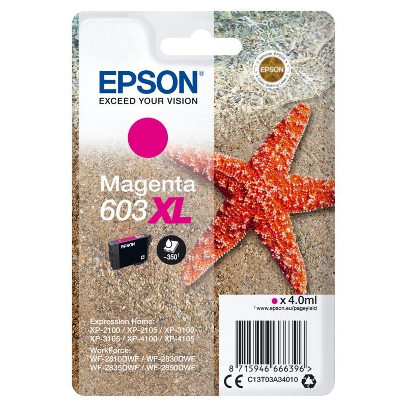 Epson Original XL Tinte magenta 603XL - C13T03A34010