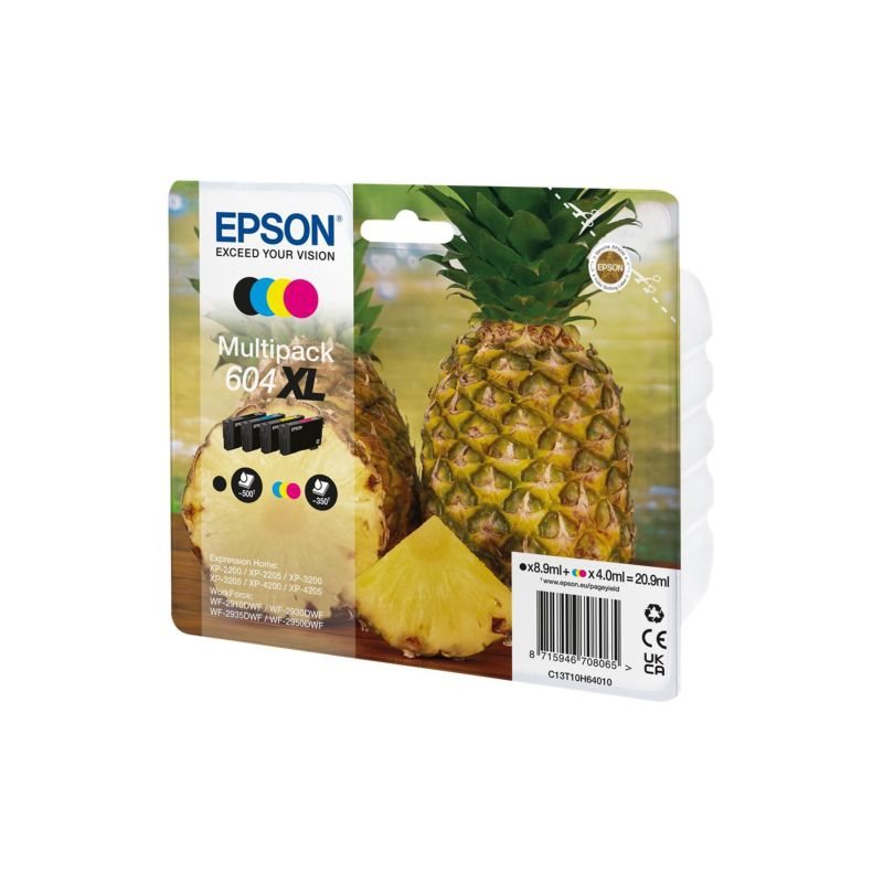 Epson Original XL Tinte multi bkcmy 604 - C13T10H64010