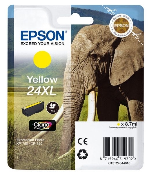 Epson Singlepack gelb 24XL Claria T2434