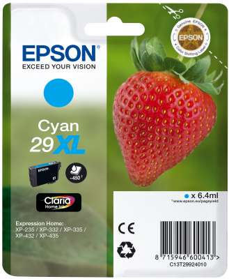 Epson Tinte Singlepack cyan 29XL T2992