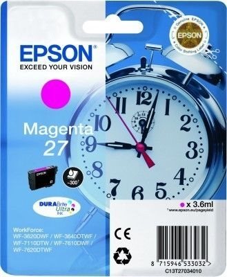 Epson Tintenpatrone magenta -  C13T27034010