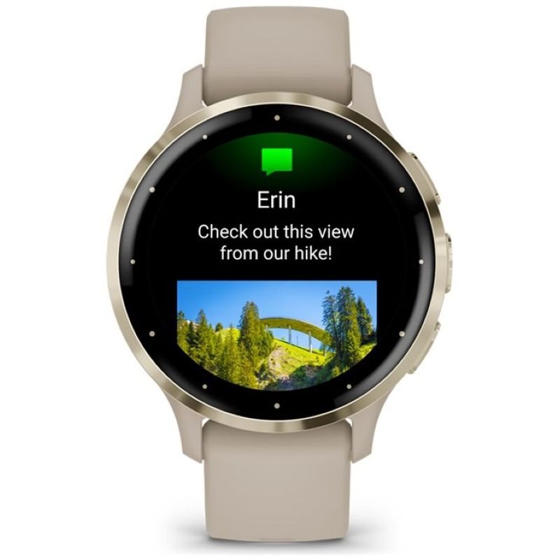 Garmin Venu 3S French Gray Band Silikon 41mm (8GB Bluetooth ANT+ Wi-Fi