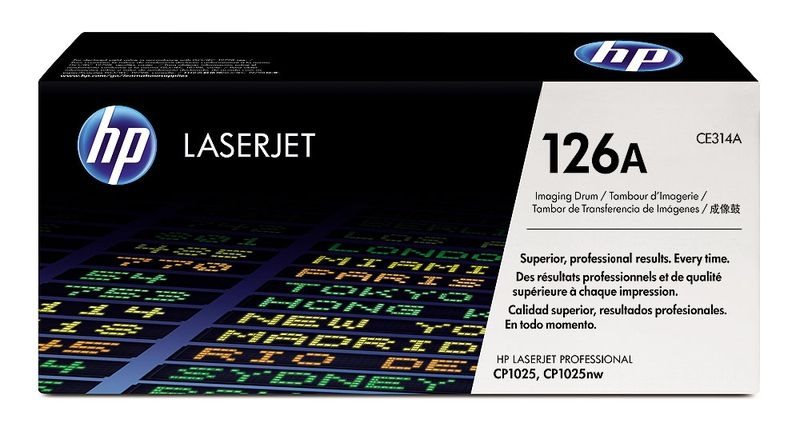 HP 126A original Trommel schwarz, cyan, magenta, gelb - CE314A