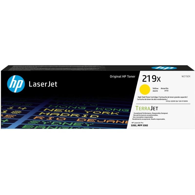 HP 219X original HC toner yellow - W2192X